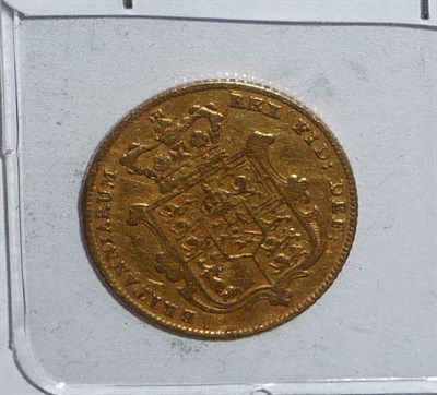 Lot 271 - An 1828 Half Sovereign, with open eights and two in date