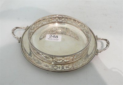 Lot 248 - A Victorian silver butter dish, London 1860, Edward and John Barnard