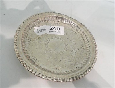 Lot 249 - A George III silver teapot stand, London 1808