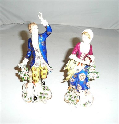 Lot 252 - Pair of Samson figures after Chelsea originals