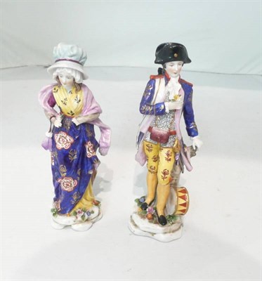 Lot 254 - Pair of German figures