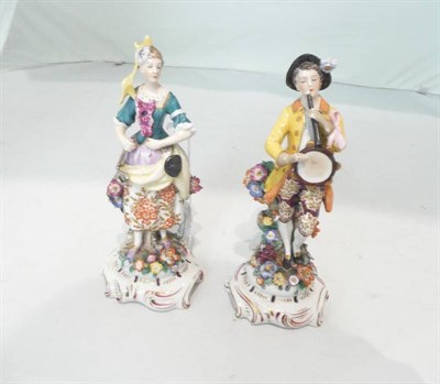 Lot 255 - Pair Samson figures after Derby originals