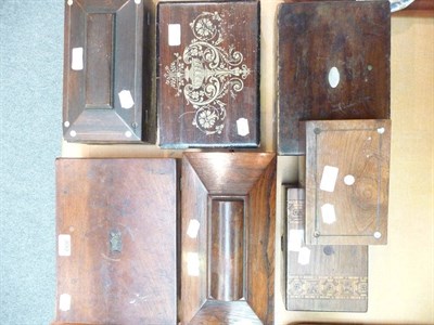 Lot 300 - Seven boxes/caddies