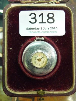 Lot 318 - Small lapel watch in original case, Golay Fils & Stahl of Geneva & Paris