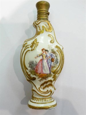 Lot 321 - German porcelain scent bottle