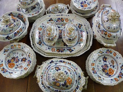 Lot 361 - A quantity of Stone China dinner wares, comprising a large meat plate, a medium meat plate,...