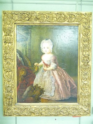 Lot 386 - Portrait of a child in 17th century style, Studio of Miguel Canals