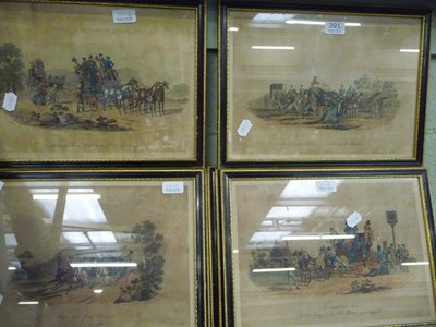 Lot 391 - Seven prints - Coaching scenes engraved by Reeves