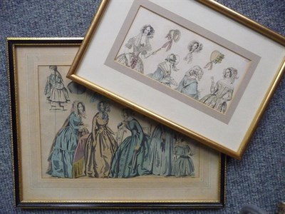 Lot 402 - Quantity of framed fashions prints