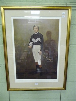 Lot 413 - After Raymond Skipp, Lester Piggott, Ltd. edition print published by Arthur Ackermann & Son...