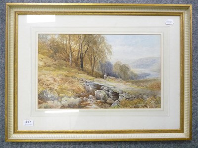 Lot 417 - E M Wimperis - Welsh landscape watercolour