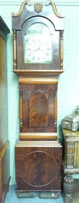 Lot 425 - A mahogany eight day longcase clock