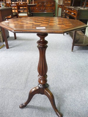 Lot 461 - 19th century chess top tripod table