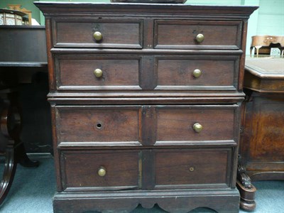 Lot 510 - Early 18th century chest in two parts