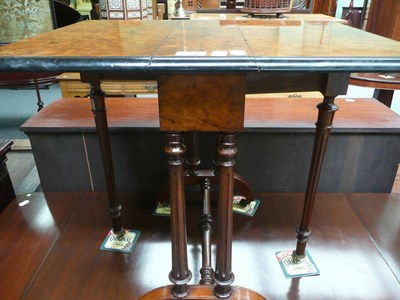 Lot 511 - Victorian walnut Sutherland table