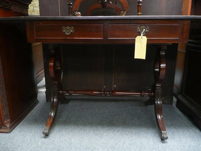 Lot 512 - Mahogany sofa table