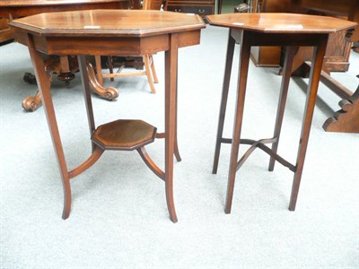 Lot 534 - Two Edwardian tables