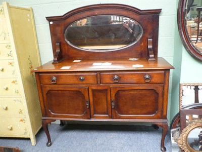 Lot 551 - Mirror back sideboard