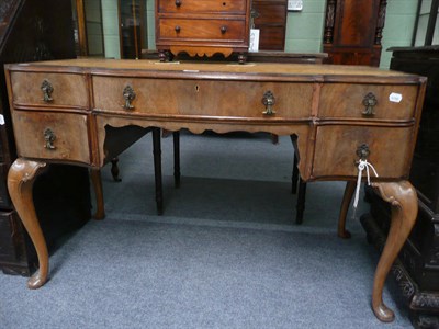 Lot 565 - Queen Anne style mahogany desk