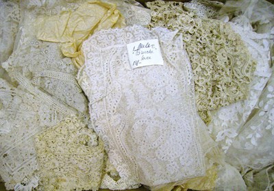 Lot 1037 - Assorted 19th Century And Later Belgian, Irish And English Lace