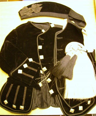 Lot 1100 - Early 20th Century And Later Childrens Costume including black velvet trimmed childs jacket and...