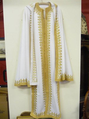 Lot 1203 - Embroidered Middle Eastern dress and cape