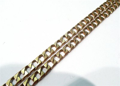 Lot 38 - A 9 carat gold curb chain