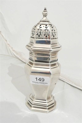 Lot 149 - Silver caster