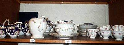 Lot 152 - Two glass drop light fittings (a.f.), seven Spode plates, three Wedgwood Krueger National Park...