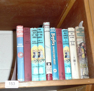 Lot 153 - Ten children's books, including a 1st edition Enid Blyton The Mystery of Banshee Towers, also later