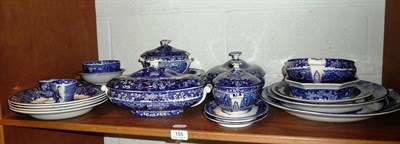 Lot 155 - A quantity of Wedgwood blue and white dinner wares