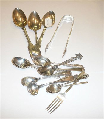 Lot 202 - Quantity of silver flatware