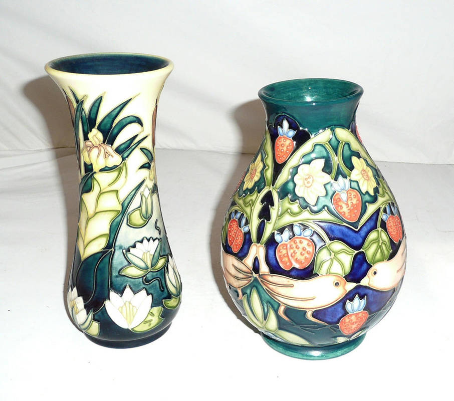 Lot 255 Two Moorcroft modern vases