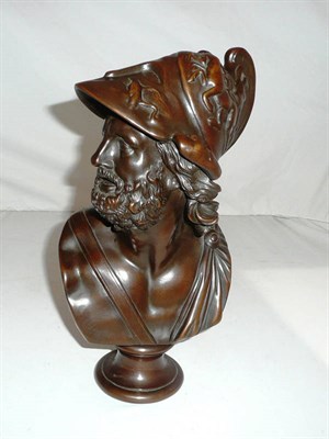 Lot 266 - Composition bust of Mars