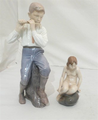 Lot 303 - a B & G figure and a Royal Copenhagen figure