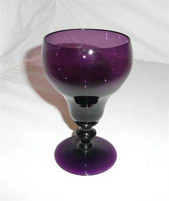 Lot 310 - An 'Amethyst' Bristol glass