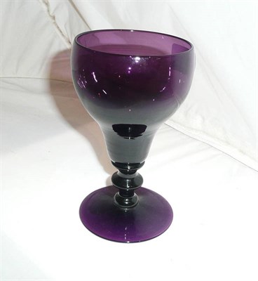 Lot 311 - An 'Amethyst' Bristol glass