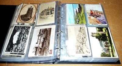 Lot 355 - An album of mixed postcards