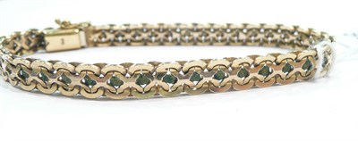 Lot 468 - A fancy link bracelet