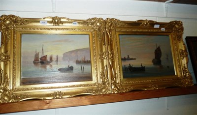 Lot 508 - Pair of Edward King Redmores - shipping off a coastline