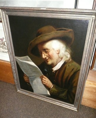 Lot 512 - German School late 19th century portrait entitled 'Reading The Will', oil on canvas