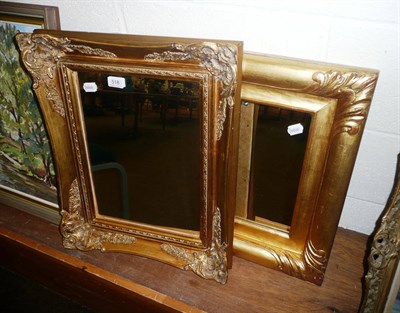 Lot 518 - Two gilt-framed mirrors