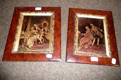 Lot 521 - A pair of framed chrystoleums