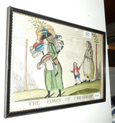 Lot 523 - Framed print 'The Force of Friendship'