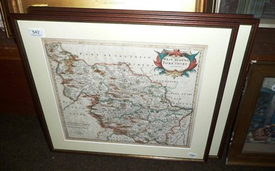 Lot 542 - Three antique maps of Yorkshire