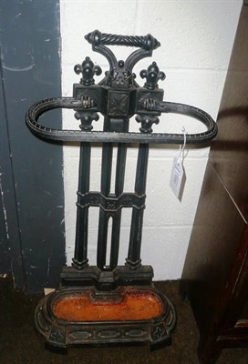 Lot 559 - Cast iron stick stand