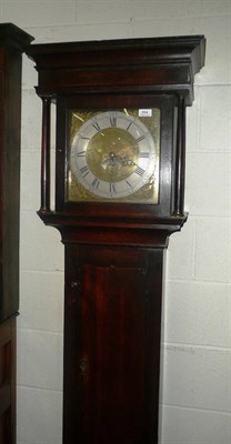 Lot 564 - Oak cased longcase clock