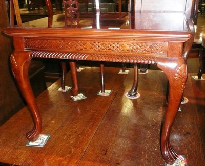 Lot 575 - Mahogany coffee table