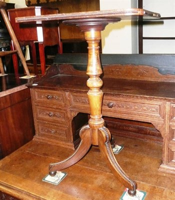 Lot 581 - Georgian rosewood pedestal table