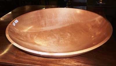 Lot 614 - Large sycamore bowl